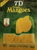 Mängden socker i Dried Mangoes
