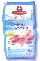 Mängden socker i Крабовые палочки охлажденные