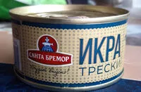 Mängden socker i Caviar Santa-bremor Cod 130G 1 / 12