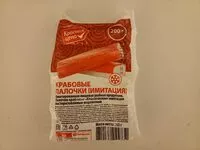 Mängden socker i Крабовые палочки (имитация)