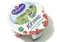 Mängden socker i 101 зерно творог зерненый клюква