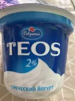 Mängden socker i Йогурт TEOS 2%
