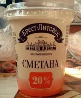 Mängden socker i Сметана