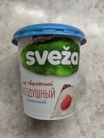 Mängden socker i Sveža Сыр творожный Воздушный сливочный