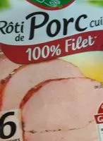Mängden socker i Rôti de porc cuit