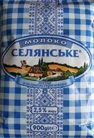 Mängden socker i Молоко 2,5 ультрапастеризоване