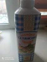 Mängden socker i Молоко селянське