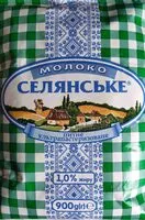 Mängden socker i Молоко 1,0% ультрапастеризоване