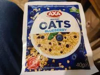 Mängden socker i Instant oats blueberry