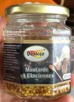 Mängden socker i Moutarde à l’ancienne