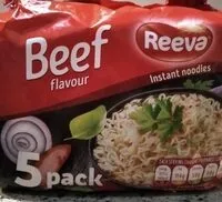 Mängden socker i Bref Flavour instant noodles