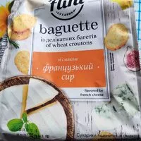 Mängden socker i Сухарики baguette французький сир