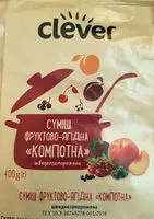 Mängden socker i Суміш фруктів ягідна