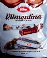 Mängden socker i глазирани бонбони какао с мляко