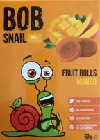 Mängden socker i Bob Snail fruit rolls mango