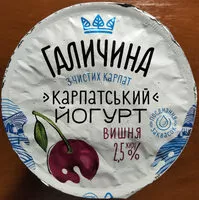 Mängden socker i Йогурт "карпатський" Вишня 2,5% жиру