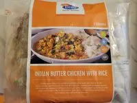 Mängden socker i Indian butter chicken with rice