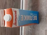 Mängden socker i Молоко Велике Яготинське 2.6%