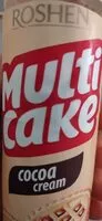 Mängden socker i Multi cake cocoa cream