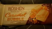 Mängden socker i Caramel bubble chocolate