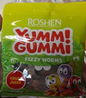 Mängden socker i Yummi Gummi fizzy worms