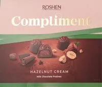 Mängden socker i Compliment hazelnut