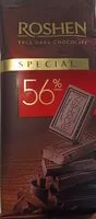 Mängden socker i True dark chocolate 56%