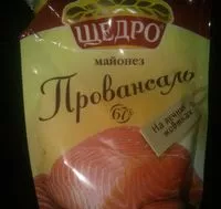 Mängden socker i Майонез Провансаль 67%
