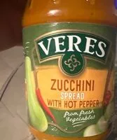 Mängden socker i Zucchini spread with hot pepper