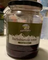 Mängden socker i Barbabietole rosse