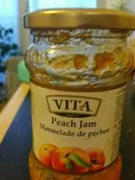 Mängden socker i Jam Vita Peach 375G 1 / 12