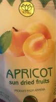 Mängden socker i Apricot sun dried fruits