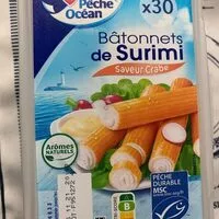 Mängden socker i Bâtonnets de surimi