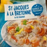 Mängden socker i St-Jacques à la bretonne & riz basmati