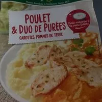 Mängden socker i Poulet & duo de purée carottes, pomme de terre