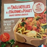 Mängden socker i Les tagliatelles à l’italienne et poulet - saucée crème et basilic