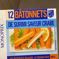 Mängden socker i Surimi