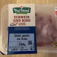 Mängden socker i Gulasch gemischt, zum Braten