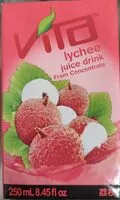 Mängden socker i Lychee juice drink
