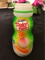 Mängden socker i Dairy Farm Pêche Blanche Mangue