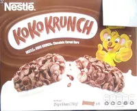 Mängden socker i Nestlé KoKoKrunch Chocolate Cereal Bars