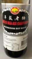 Mängden socker i Sauce soja aux champignons