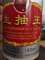 Mängden socker i Light superior soy sauce