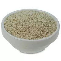 Mängden socker i Sesam, geschält