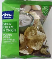 Mängden socker i Sour cream & onion potato chips