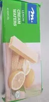Mängden socker i lemon cream wafers