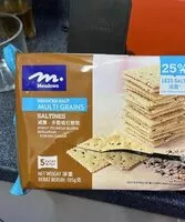 Mängden socker i Multi Grains Saltines