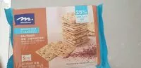 Mängden socker i Reduced salt Flaxseed Saltines