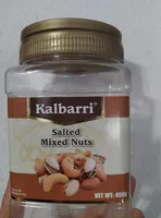 Mängden socker i salted mixed nuts
