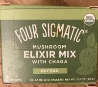 Mängden socker i Mushroom elixer with chaga